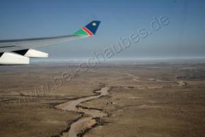 Anflug auf Windhoek