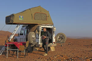 Campen auf der Blackridge Campsite       