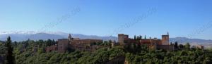 Granada: Blick vom Albaicin auf die Alhambra