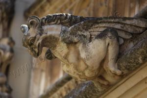 Toledo: Figur im Monasterio de San Juan de los Reyes 2