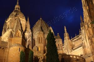 Salamanca: die Kathedrale bei Nacht