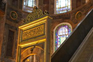 Hagia Sophia: der Minbar    
