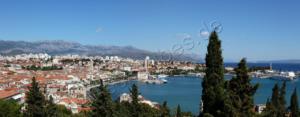 Panorama-Ansicht von Split  