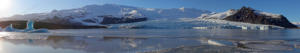 Panorama mit Gletscher 