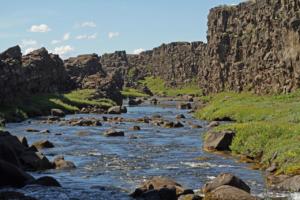 Fluss hinter dem Öxararfoss