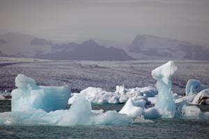 Eisberge im Jökulsárlón