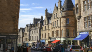 Die Straßen von Edinburgh       