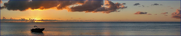 Reisebericht Mauritius Sonnenuntergang zum Abschluss