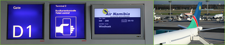 Reisebericht Namibia & Botswana 2010: Abflug