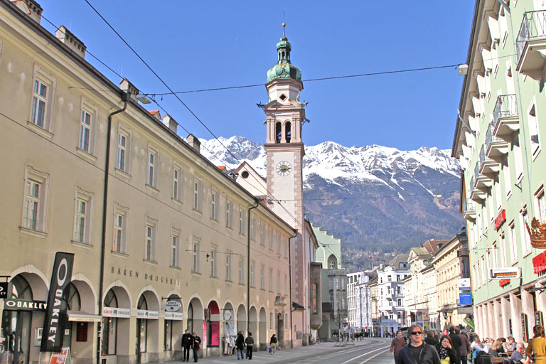 Häuserzeile in Innsbruck