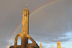 Regenbogen über St. Andrews