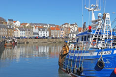 Fischerboot in Schottland