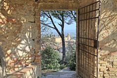 Stadtmauer in San Gimignano