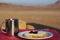 Frühstück mit Aussicht im Desolation Valley