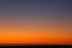 Sonnenuntergang an der Blackridge Campsite