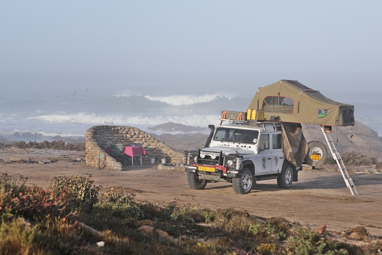 Landy an der Namaqua-Küste bei Skuinsklip in Südafrika