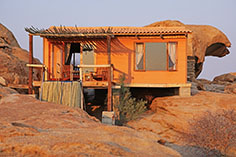 Klipdrift-Chalet auf Wüstenquell, Namibia