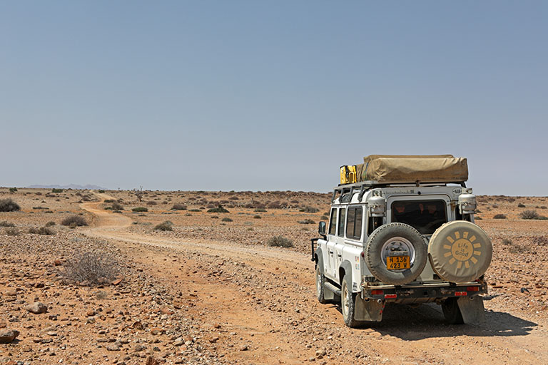 mi dem Landy unterwegs nach Wüstenquell, Namibia