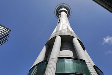 der SkyTower in Auckland, Neuseeland