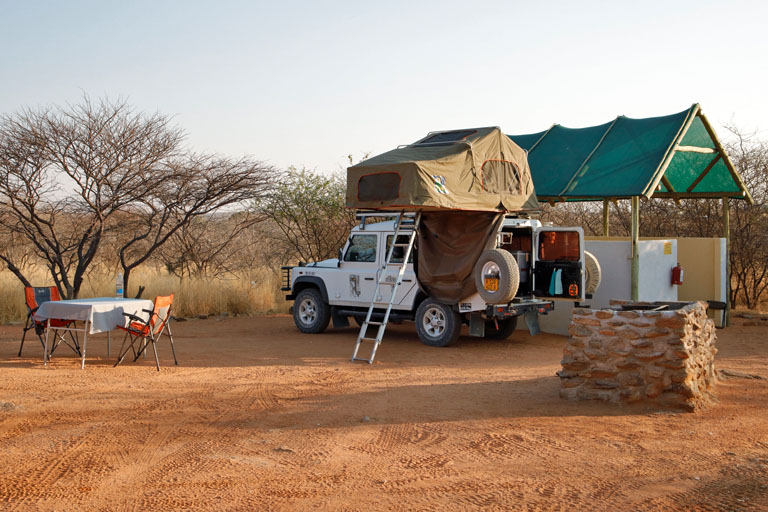 campsite auf oppikoppi, namibia
