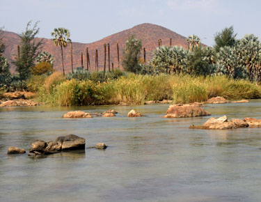 camp cornie am kunene, namibia