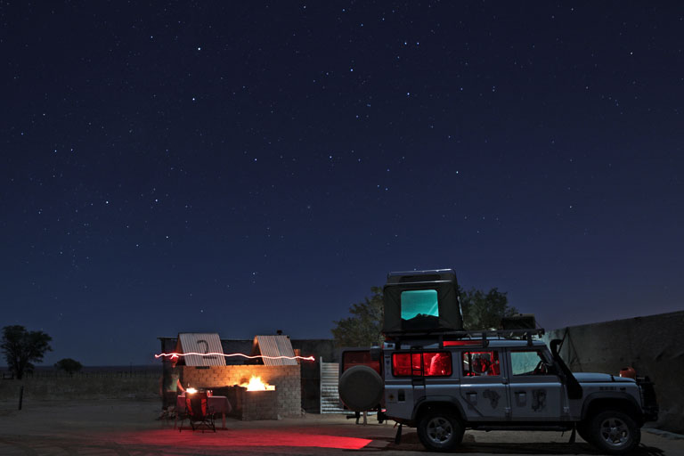 mount canyon farmyard campsite, namibia im oktober 2022
