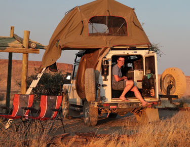 sundowner auf mount d'urban, namibia, oktober 2022