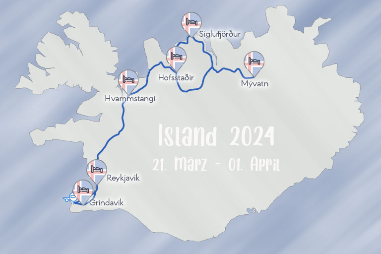 reiseroute island im maerz 2024