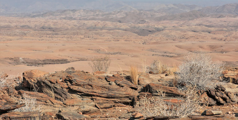 landschaft auf namib's valley of a 1000 hills, namibia, september 2024