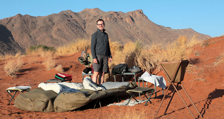 camp horseshoe am morgen, toktokkie-trail, namibia, september 2024