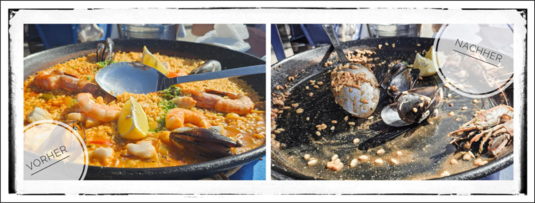 paella im costa azul in el golfo, lanzarote, dezember 2024