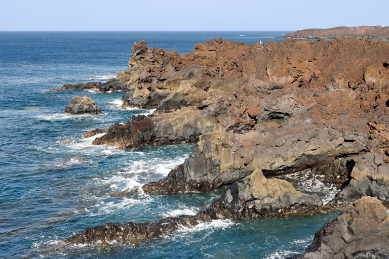 küste bei los hervidores, lanzarote, dezember 2024