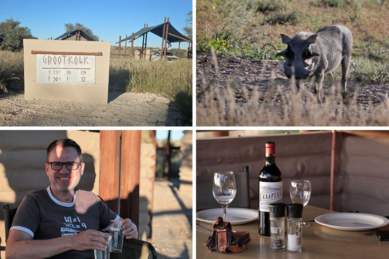 grootkolk wilderness camp, kgalagadi transfrontier park, april 2025
