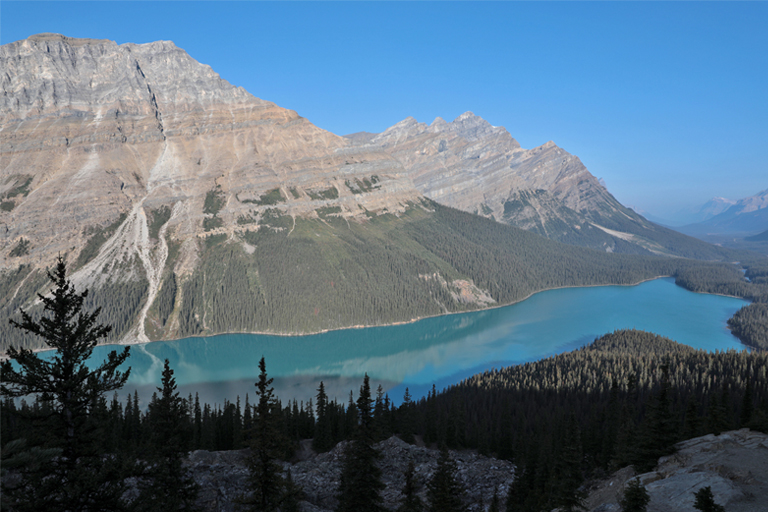 der peyto lake, kanada, september 2025