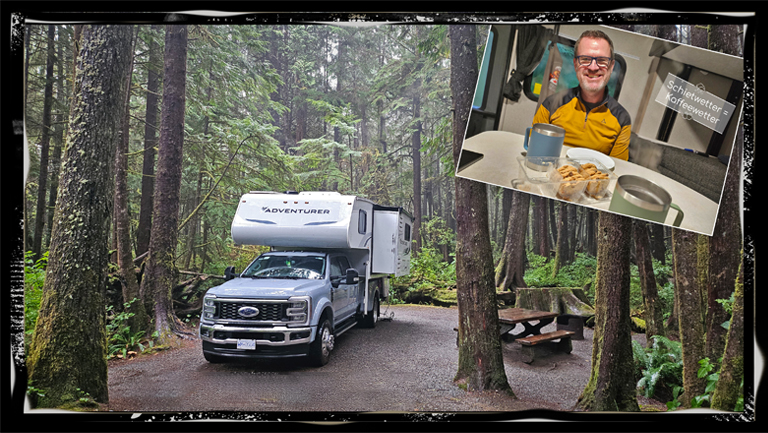 greenpoint campground, vancouver island, kanada, september 2025