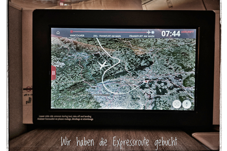 landeanflug auf frankfurt, roadtrip kanada, september 2025