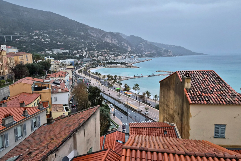 hässliches wetter in menton, frankreich, workation, dezember 2025