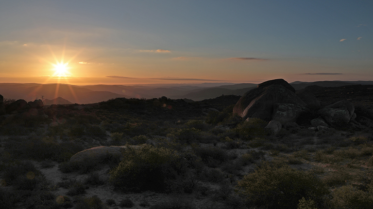 sonnenuntergang, naries namakwa, südafrika, april 2026