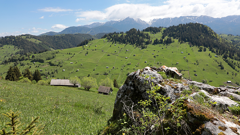 wanderung im bucegi gebirge, rumänien, mai 2024